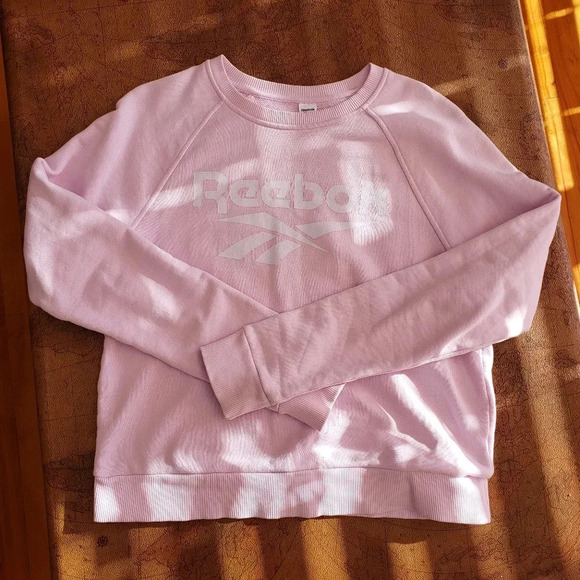*REEBOK crew neck pink, size small - Picture 3 of 7